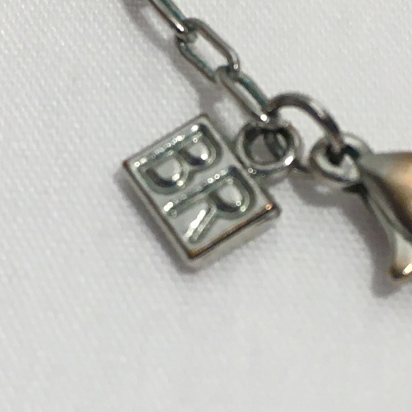 Banana Republic Faceted Glass Silvertone Necklace - Picture 5 of 5